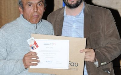 La ceremonia contó con palabras iniciales a cargo del Director de Extensión y Vinculación con el Medio, académico Alberto Texidó.