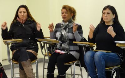 Participantes del Curso de Lenguaje de Señas